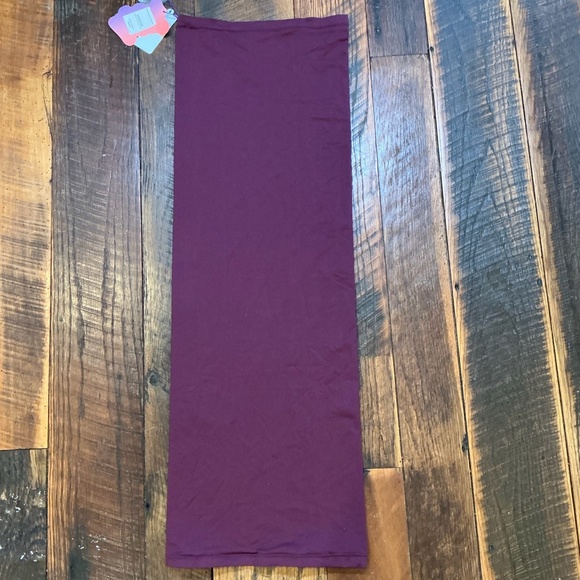 Yitty Nearly Naked Shaping Tube Dress Deep Maroon Women’s Size M NWT - Picture 5 of 10